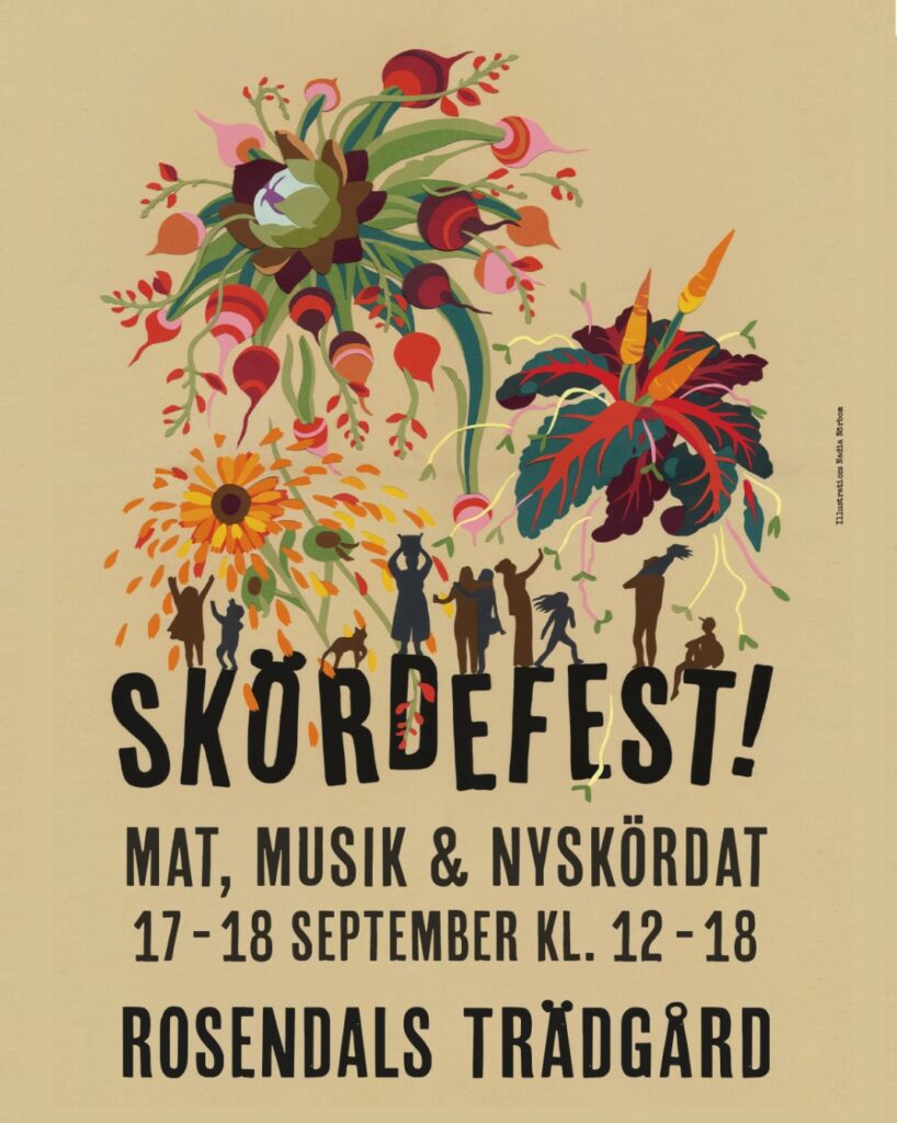 skördefest i rosendalsträdgård